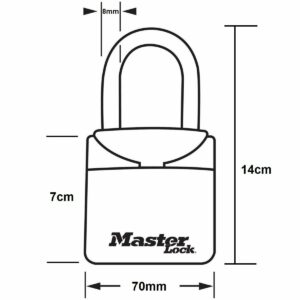 Combination padlock Master Lock 5406EURD