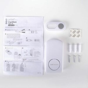 Wireless Doorbell with Push Button Bell SCS SENTINEL OneBell 200 200 m