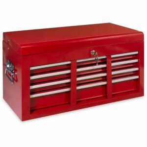 Tool drawer unit Defpro Red With key Metal 6 drawers