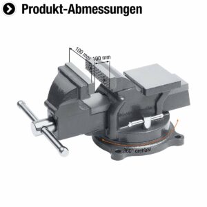 Carpenter’s bench vice Meister 100 mm