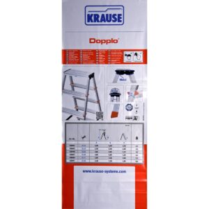 3-step folding ladder Krause 120397 Silver Aluminium