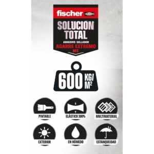 Sealer/Adhesive Fischer Solución Total 572475 White 290 ml Extra strong