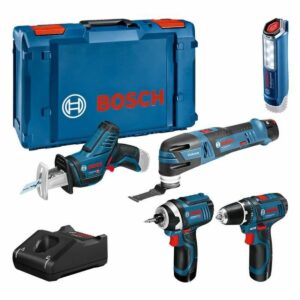 Drill and accessories set BOSCH GSR 12 V