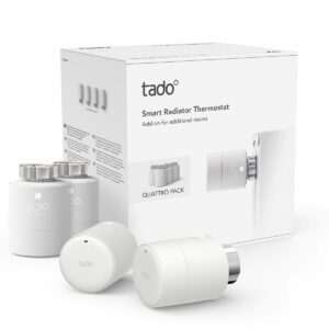 Programmable thermostat Tado Smart Radiator Thermostat – Quattro White (4 Units)