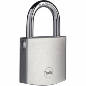 Key padlock Yale Rectangular Silver