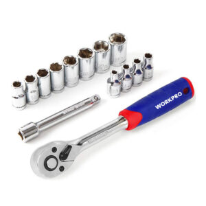 Socket set Workpro 3/8″ 12 Pieces