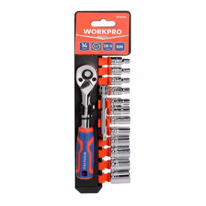 Socket set Workpro 1/4″ 14 Pieces