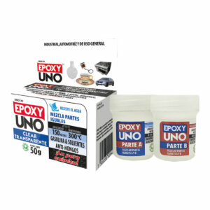 Two component epoxy adhesive Fusion Epoxy Black Label Unoc40 Universal Colourless 50 g