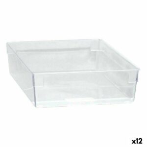 Multi-use Box   Modular Transparent 22,5 x 15,5 x 5,3 cm (12 Units)