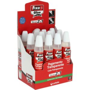 Instant Adhesive Fixo Double-ended Transparent 12 Pieces 35 g