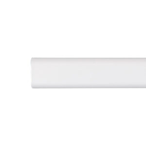 Wardrobe rail Stor Planet Cintacor White Oval 200 cm 15 x 25 mm