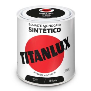 Synthetic enamel paint Titanlux 5808993 250 ml Black