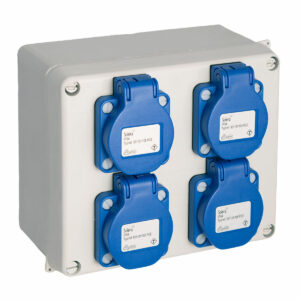 Socket box Solera 817-42p Watertight 16,5 x 13,5 x 7 cm 250 V 16 A IP54