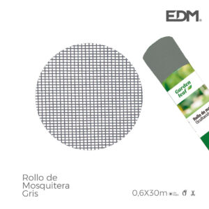 Mosquito net EDM Roll Grey Fibreglass 0,6 x 30 m