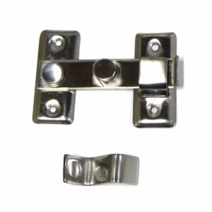 Door latch EDM Reversible Steel 8 cm Chromed