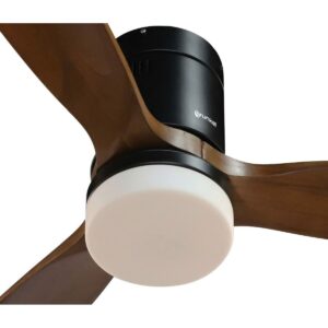 Ceiling Fan with Light Grunkel Brown Black 55 W