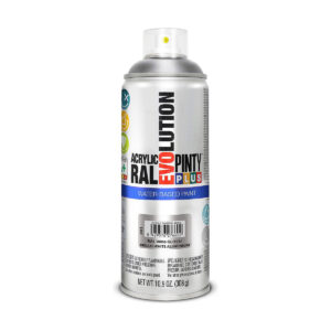 Spray paint Pintyplus Evolution RAL 9006 Water based White Aluminium 400 ml