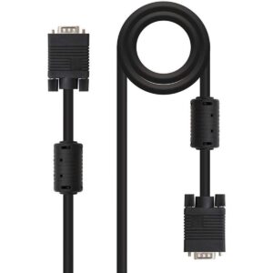 VGA Cable NANOCABLE 10.15.0101 Black 1 m