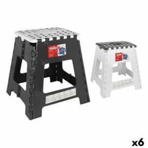 Folding Stool Confortime Plastic 38 cm (6 Units)