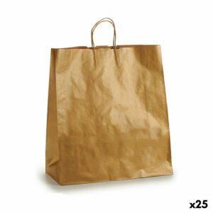 Paper Bag 46 x 16 x 60 cm Golden (25 Units)