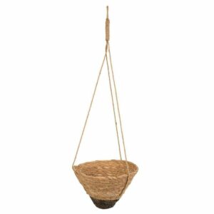 Set of Baskets Alexandra House Living Natural Fibre 30 x 19 x 30 cm 22 x 14 x 22 cm 26 x 16 x 26 cm For hanging 3 Pieces