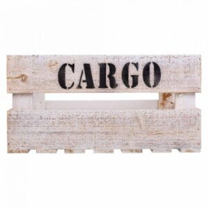 Storage boxes Alexandra House Living CARGO White Fir wood 24 x 19 x 38 cm 33 x 20 x 18 cm 28 x 15,5 x 17 cm 3 Pieces