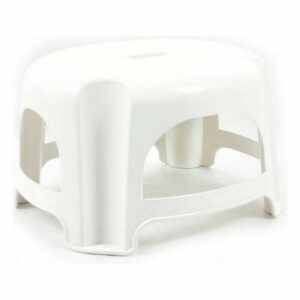 Stool Dem Sabin White 33 x 28 x 18 cm (12 Units)