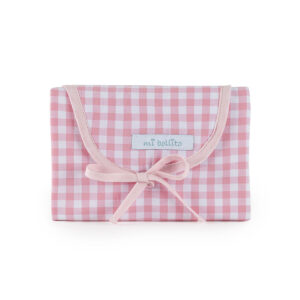 Portable baby changer Mi bollito Pink Elegant Gingham 1 x 67 x 47 cm