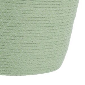 Set of Baskets Rope 33 x 33 x 38 cm Light Green (3 Pieces)