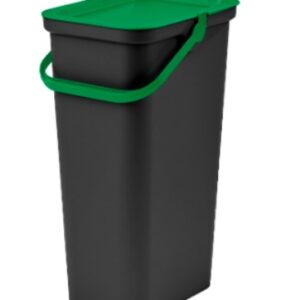 Recycling Waste Bin Tontarelli Moda 24 L Black