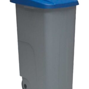 Dustbin with Wheels Denox 85 L 42 x 57 x 76 cm Blue