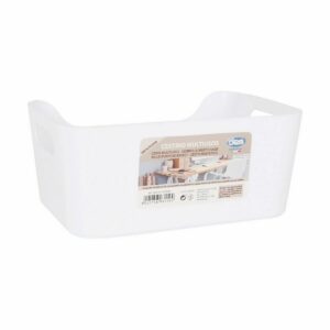 Multi-purpose basket Confortime White 24 x 16,5 x 10 cm (24 Units)