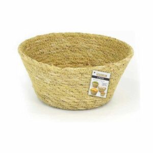 Multi-purpose basket Privilege Seagrass Circular 18 x 8 cm (24 Units)