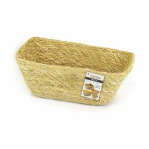 Multi-purpose basket Privilege Seagrass Rectangular 14 x 9 x 7,5 cm (24 Units)