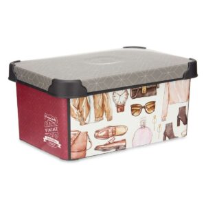 Storage Box Plastic Vintage 5 L (19 x 13,5 x 29 cm) (12 Units)