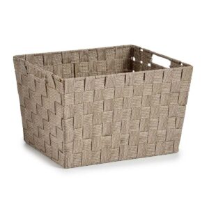 Laundry Basket Beige Cloth 10 L 25 x 20 x 35,5 cm (12 Units)