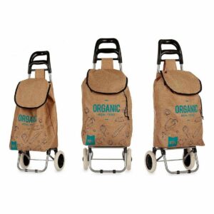 Shopping cart Organic Brown 3,3 L 36 x 95 x 35 cm (10 Units)