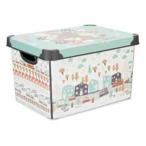 Storage Box with Lid Children’s Road Plastic 17 L 27,5 x 22 x 36,5 cm (12 Units)