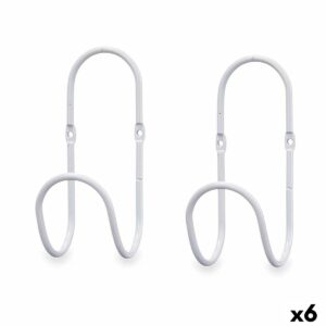 Hangers White Metal Set 2 Pieces (6 Units)