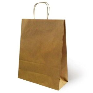 Bags Fama Brown Paper With handles 15 x 8 x 21 cm 25 Units