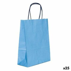 Bags Fama 21 x 11 x 29 cm Paper Light Blue With handles 25 Units