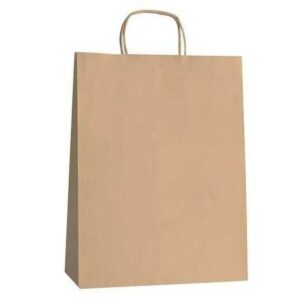 Paper Bag Fama Brown With handles 125 g/m² 26 x 10 x 35 cm (25 Units)